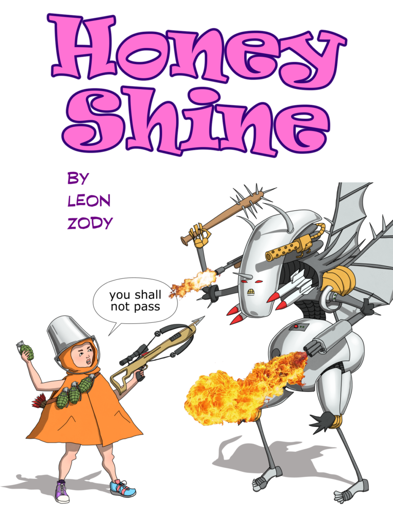 Cover Page for HoneyShine comic series